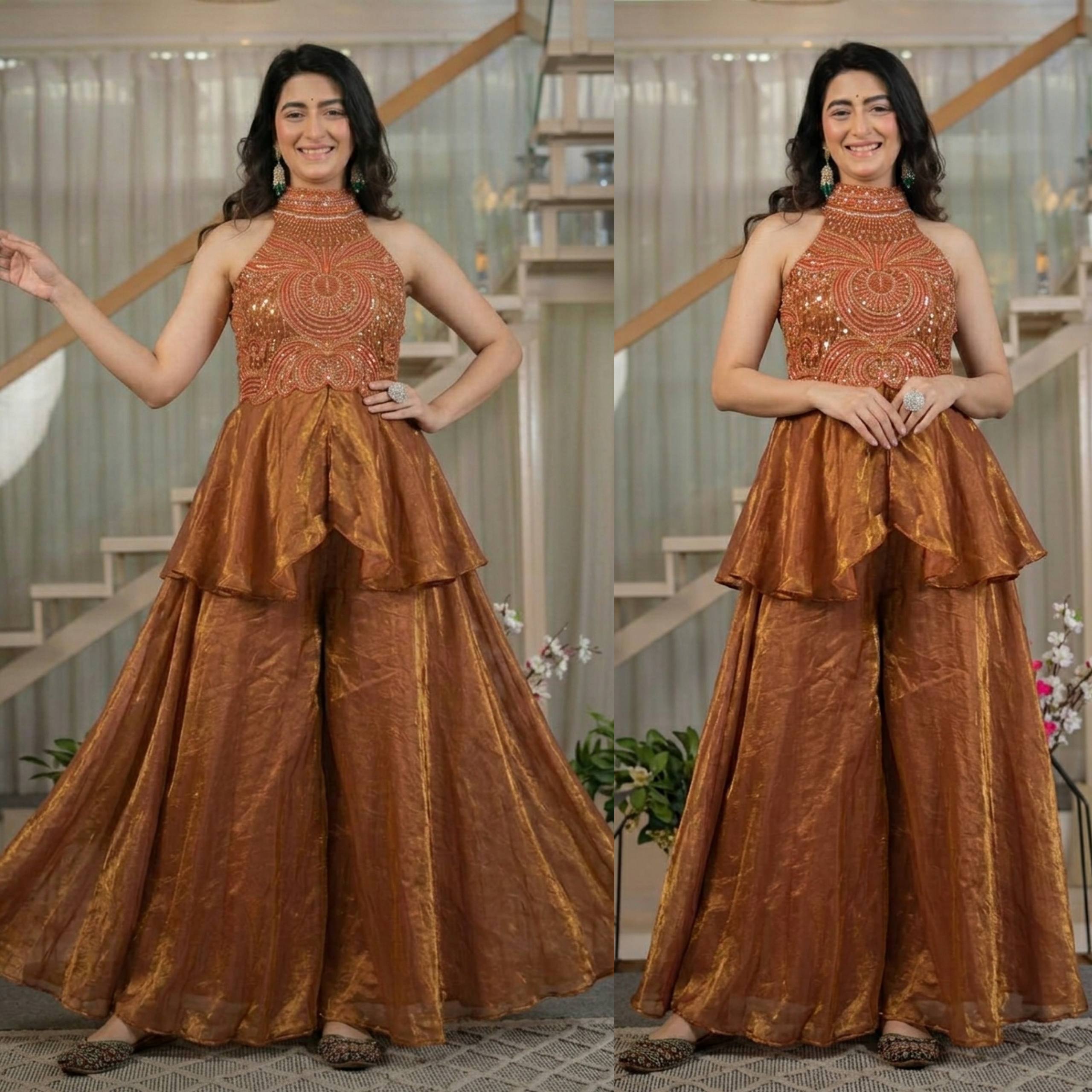 Royal Copper Shimmer Heirloom Ensemble
